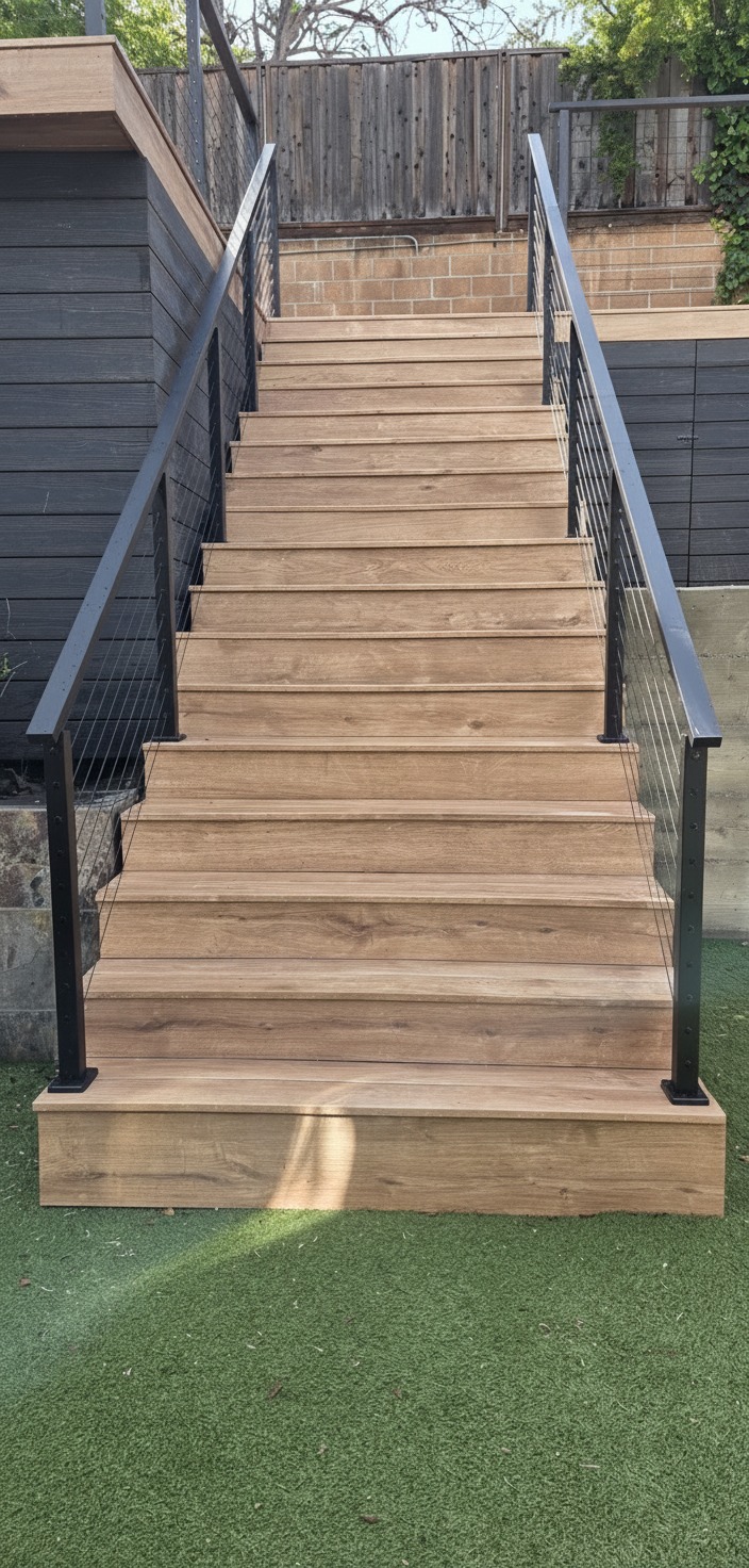 Deck built by MS Construction and Services